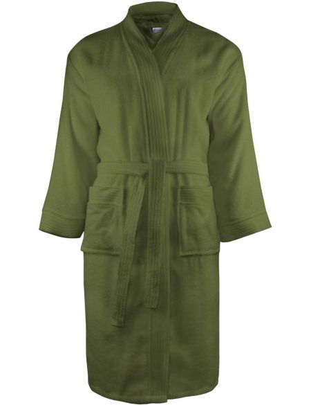 The One Towelling Bathrobe white