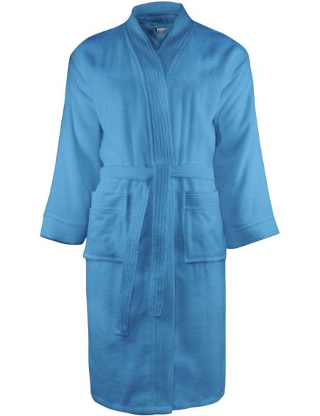 The One Towelling Bathrobe white