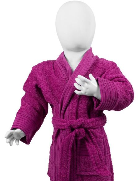 The One Towelling Baby Bathrobe white