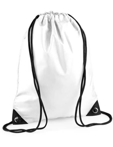 Backpack polyester BagBase BG10 white