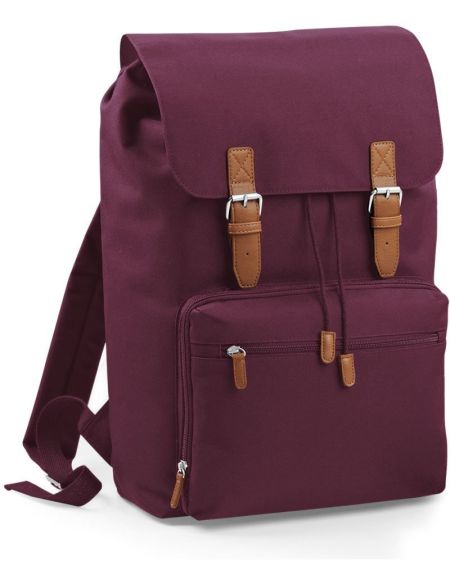 Vintage Laptop-Rucksack BagBase BG613 schwarz