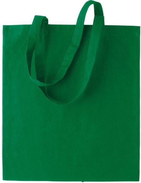 Cotton bag with long handle Kimood KI0223 white