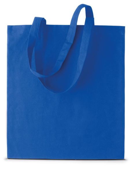 Cotton bag with long handle Kimood KI0223 white