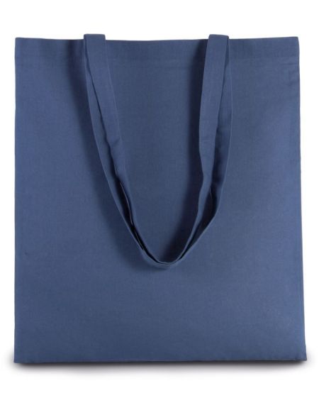 Cotton bag with long handle Kimood KI0223 white