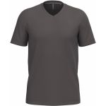 Tričko pánské s výstřihem do V Kariban K357 dark grey 3XL 4XL