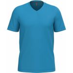 Tričko pánské s výstřihem do V Kariban K357 tropical blue 3XL 4XL