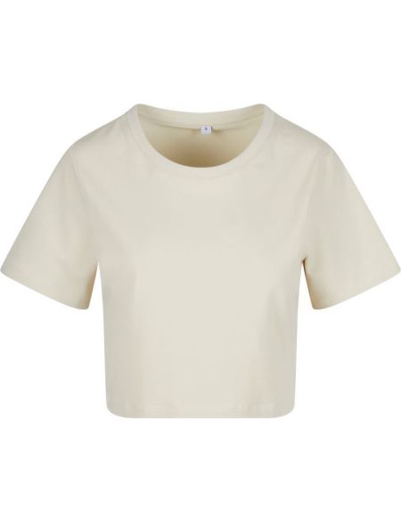 Crop top dámský New Morning Studios NM006 white XXL - 5XL