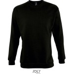 Mikina unisex Sols New Supreme black 3XL - 5XL