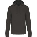 Men's ecological sweatshirt with hood Kariban K4027 white