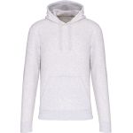 Men's ecological sweatshirt with hood Kariban K4027 white
