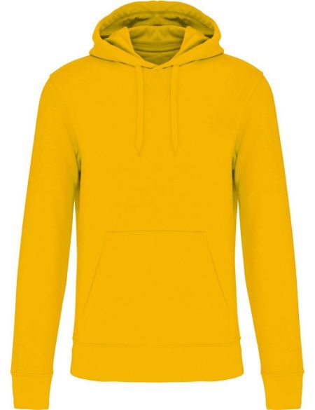 Men's ecological sweatshirt with hood Kariban K4027 white