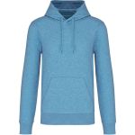 Mikina pánská ekologická s kapucí Kariban K4027 cloudy blue heather 4XL - 5XL