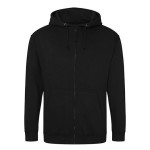 Mikina s kapucí Just Hoods Zoodie AWJH050 deep black 3XL - 5XL