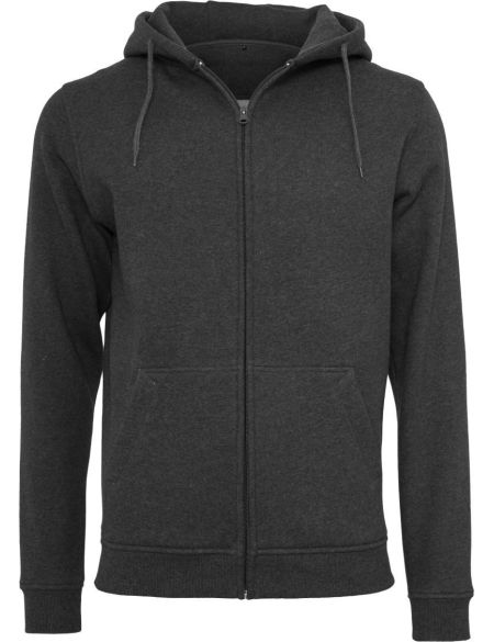 Build your Brand BY012 white heavy cotton hoodie