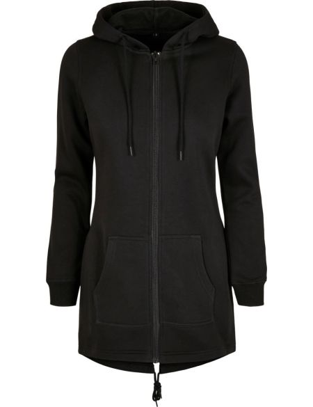 Women's sweat parka Build your Brand BY148 black