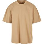 Tričko oversize z těžké bavlny Build your Brand BY163 union beige