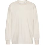 Oversized organic long-sleeved T-shirt Neutral T60050 white
