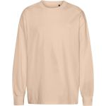 Bio-Oversize-Langarmshirt, neutral, weiß, T60050