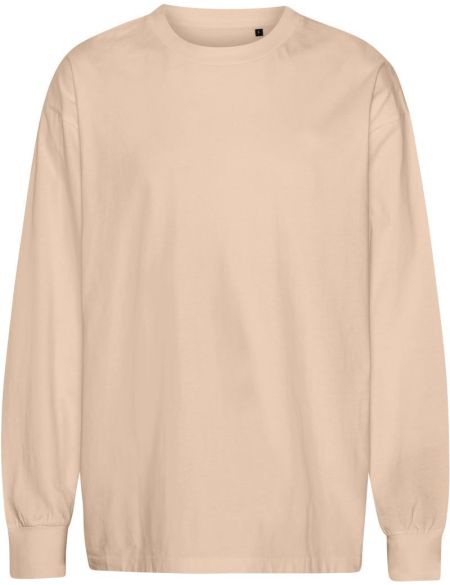 Bio-Oversize-Langarmshirt, neutral, weiß, T60050