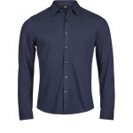 Košile piqué s dl. rukávem Luxury Stretch Tee Jays TJ1416 navy