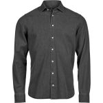 Men's long-sleeved denim shirt Tee Jays TJ4004 black denim