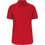 Košile dámská popelínová Judith Kariban K548 classic red