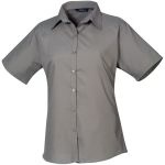 Košile dámská popelínová Easy Care Premier PR302 dark grey