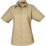 Damen-Popeline-Hemd Easy Care Premier PR302 weiß