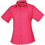 Košile dámská popelínová Easy Care Premier PR302 hot pink
