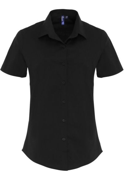 Women's elastic shirt Premier PR346 white