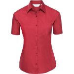Damen-Popeline-Hemd, pflegeleicht, Russell Athletic 935F, weiß