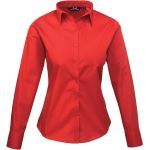 Women's poplin shirt Easy Care Premier PR300 white