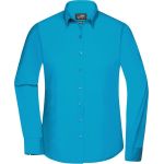 Women's poplin shirt Easy Care long sleeve Daiber JN677 white