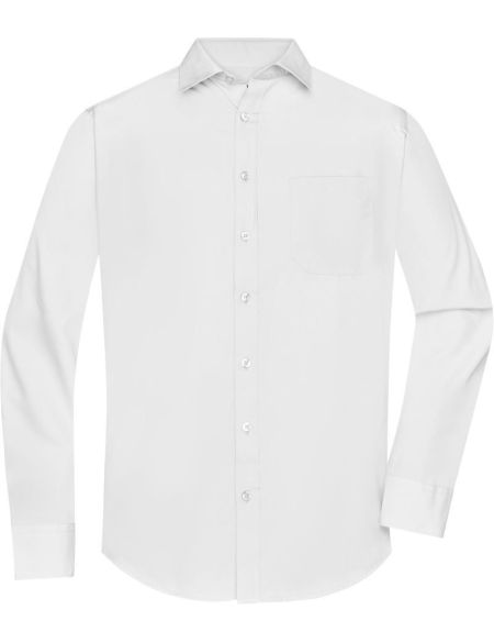 Poplin shirt Easy Care Daiber JN678 white