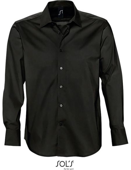 Easy Care Sols Brighton white elastic shirt