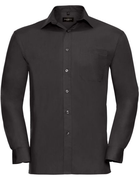 Russell Athletic Easy Care Poplin Shirt 936M white