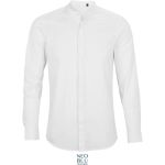 Poplin shirt with Mao collar Neo Blu Bart Men optic white
