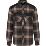Checked work shirt WK WK520 storm grey/navy/black