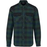 Checked work shirt WK WK520 storm grey/navy/black