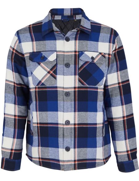 Sols Noah medium burgundy lined checkered shirt