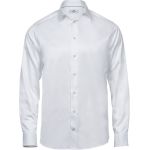 Hochwertiges Langarmhemd aus Twill, Tee Jays TJ 4020, weiß