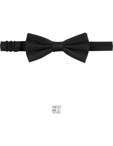 Satin bow tie Neoblu Teddy deep black