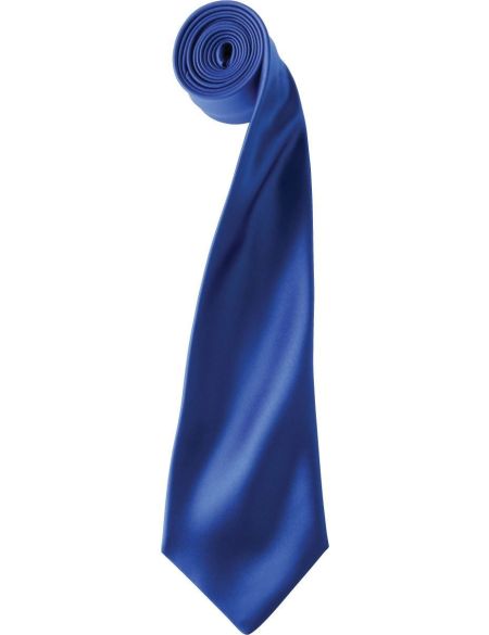 Satin-Krawatte Premier PR750 weiß
