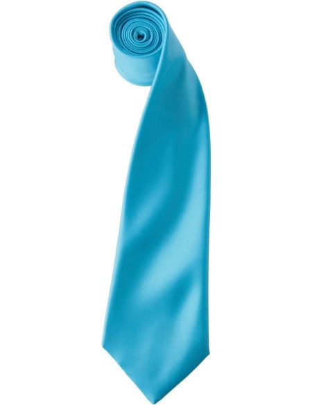 Satin tie Premier PR750 white