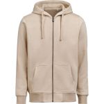 Mikina unisex s kapucí z těžké bavlny Untagged Movement OCS RCS Full Zip Hoodie latte