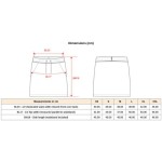 Organic cotton sweat skirt Kariban K7020 black