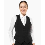 Damenweste Kariban K502 schwarz