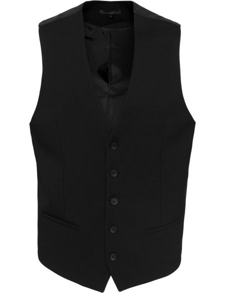 Herrenweste Kariban K501 schwarz