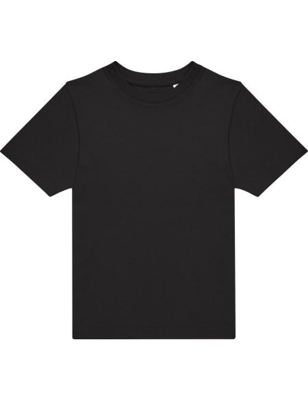 Kinder-T-Shirt aus schwerer Baumwolle BC #E190 Kinder schwarz