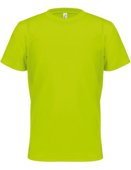 Sols Sprint Kids weiß Piqué-Sport-T-Shirt für Kinder